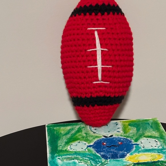 Crochet Football - Picture 2 of 5